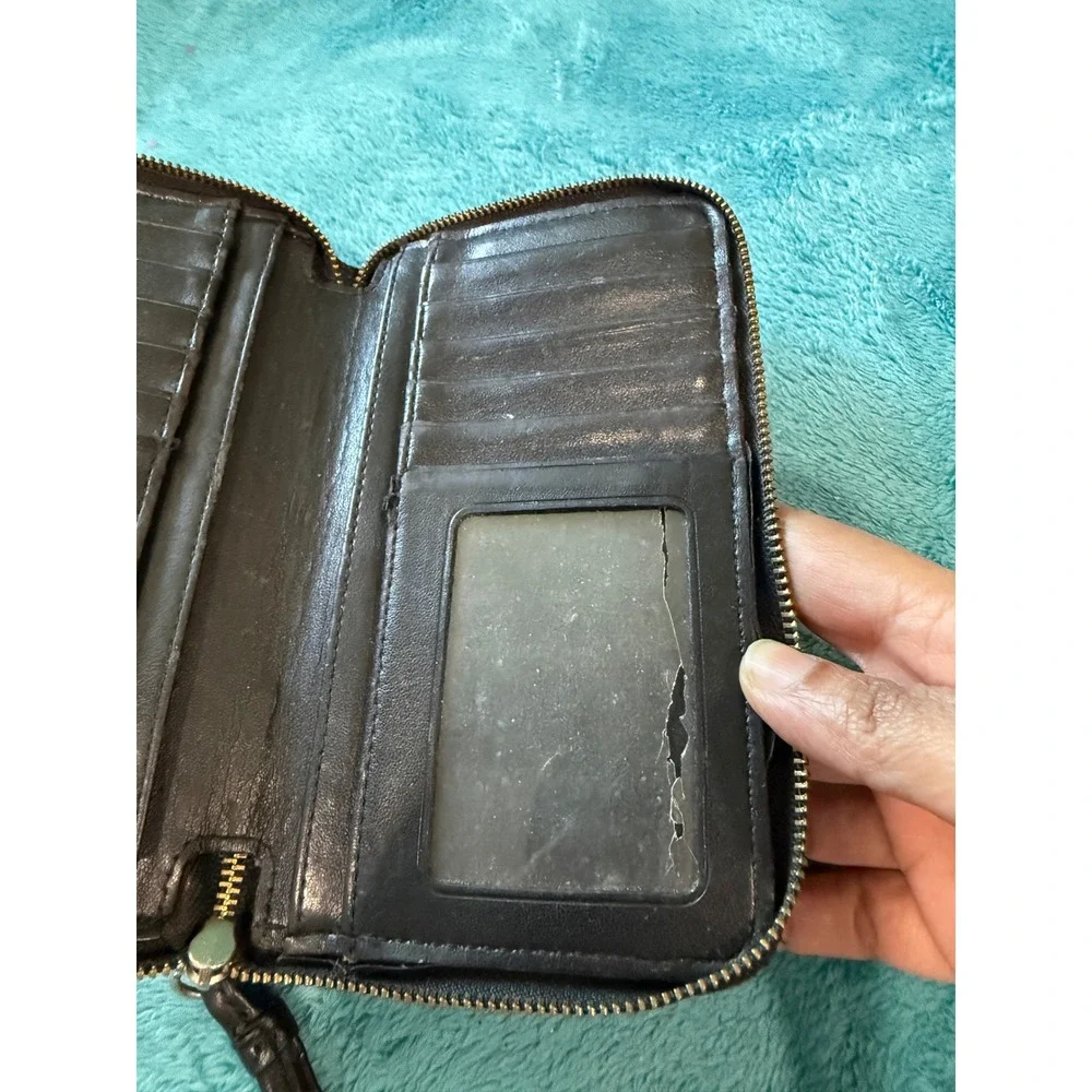 Coach pebbled leather
